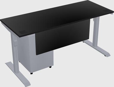 Dual motor electric desk
