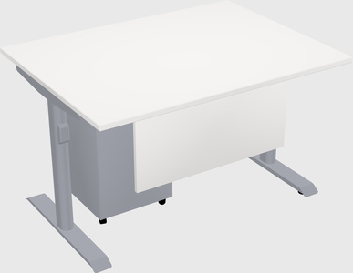 Dual motor electric desk