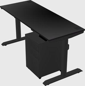 Dual motor electric desk