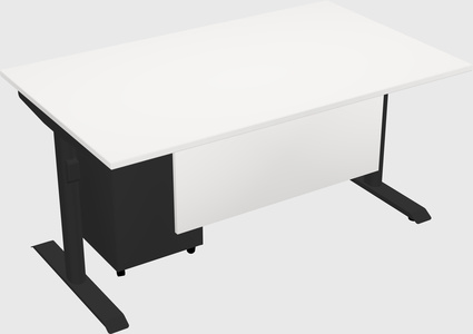 Dual motor electric desk