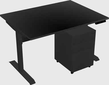 Dual motor electric desk