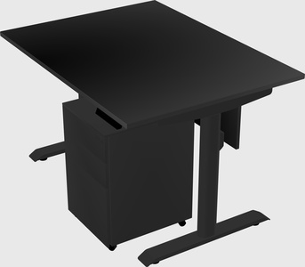 Dual motor electric desk