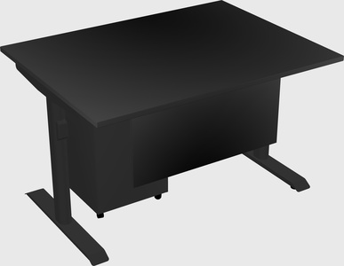 Dual motor electric desk