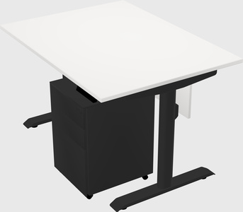 Dual motor electric desk