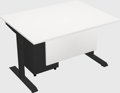 Dual motor electric desk