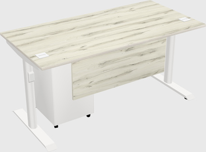 Dual motor electric desk