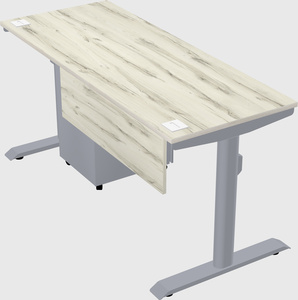 Dual motor electric desk