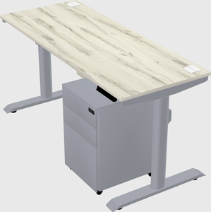 Dual motor electric desk
