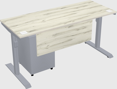 Dual motor electric desk