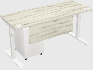 Dual motor electric desk