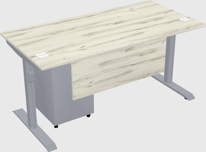 Dual motor electric desk
