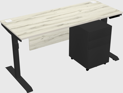 Dual motor electric desk