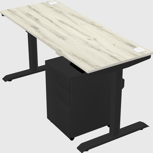 Dual motor electric desk