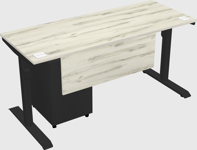 Dual motor electric desk