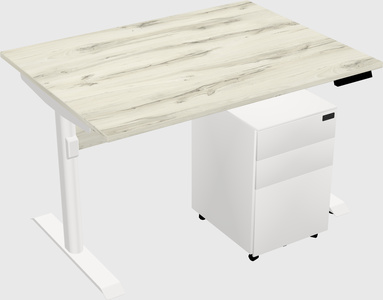 Dual motor electric desk