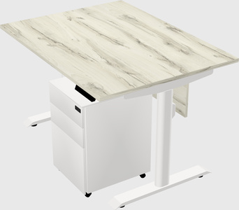 Dual motor electric desk