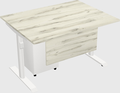 Dual motor electric desk