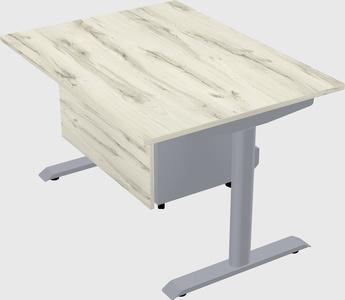 Dual motor electric desk