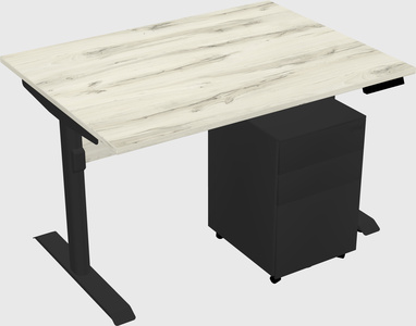 Dual motor electric desk