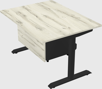 Dual motor electric desk