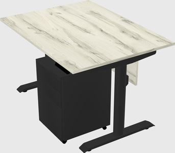 Dual motor electric desk