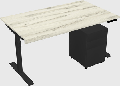 Dual motor electric desk