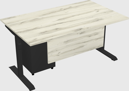 Dual motor electric desk