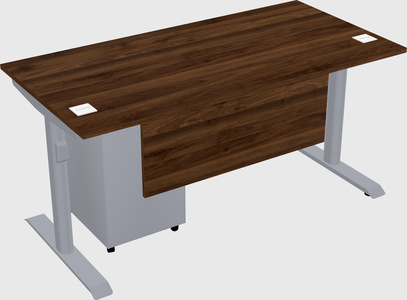 Dual motor electric desk