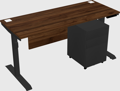 Dual motor electric desk