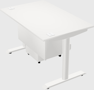 Dual motor electric desk