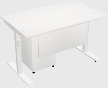 Dual motor electric desk