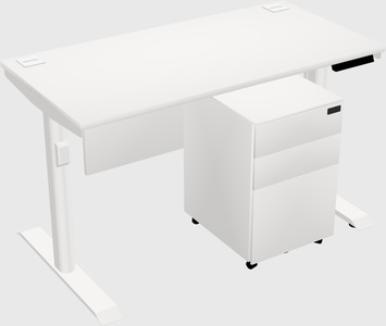 Dual motor electric desk
