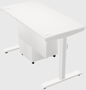 Dual motor electric desk