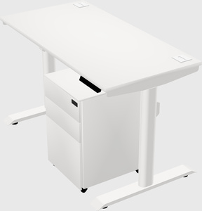 Dual motor electric desk
