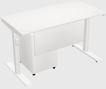 Dual motor electric desk