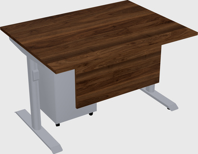 Dual motor electric desk