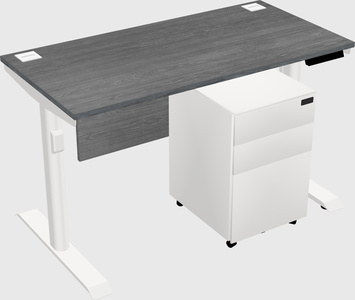 Dual motor electric desk