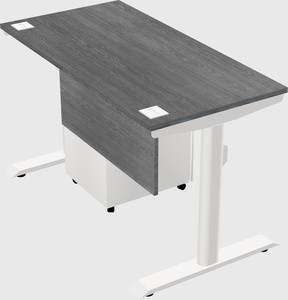 Dual motor electric desk