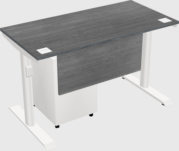 Dual motor electric desk