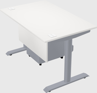 Dual motor electric desk