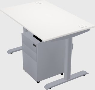 Dual motor electric desk