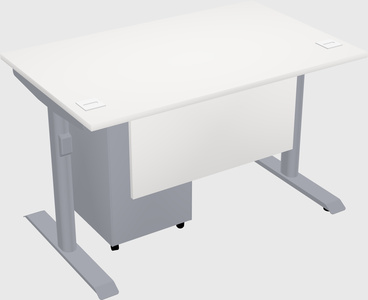 Dual motor electric desk