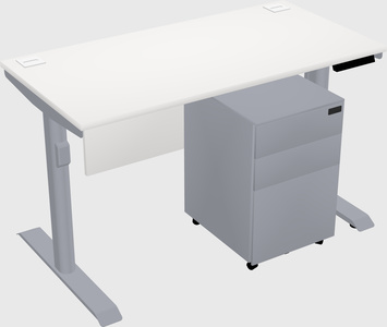 Dual motor electric desk