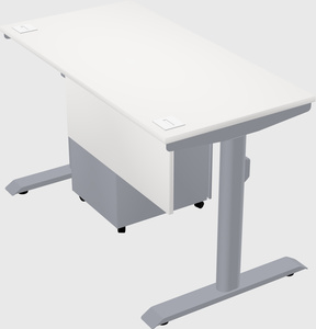 Dual motor electric desk