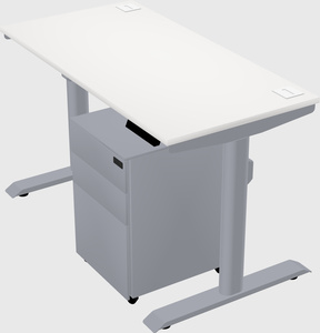 Dual motor electric desk