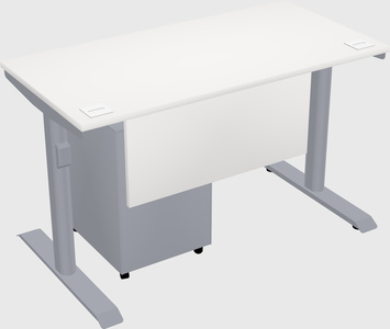 Dual motor electric desk