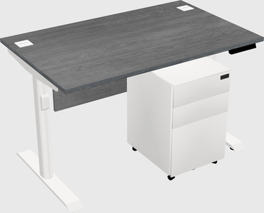 Dual motor electric desk