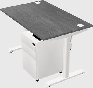 Dual motor electric desk