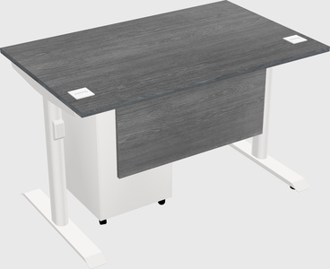 Dual motor electric desk