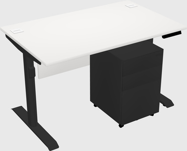 Dual motor electric desk